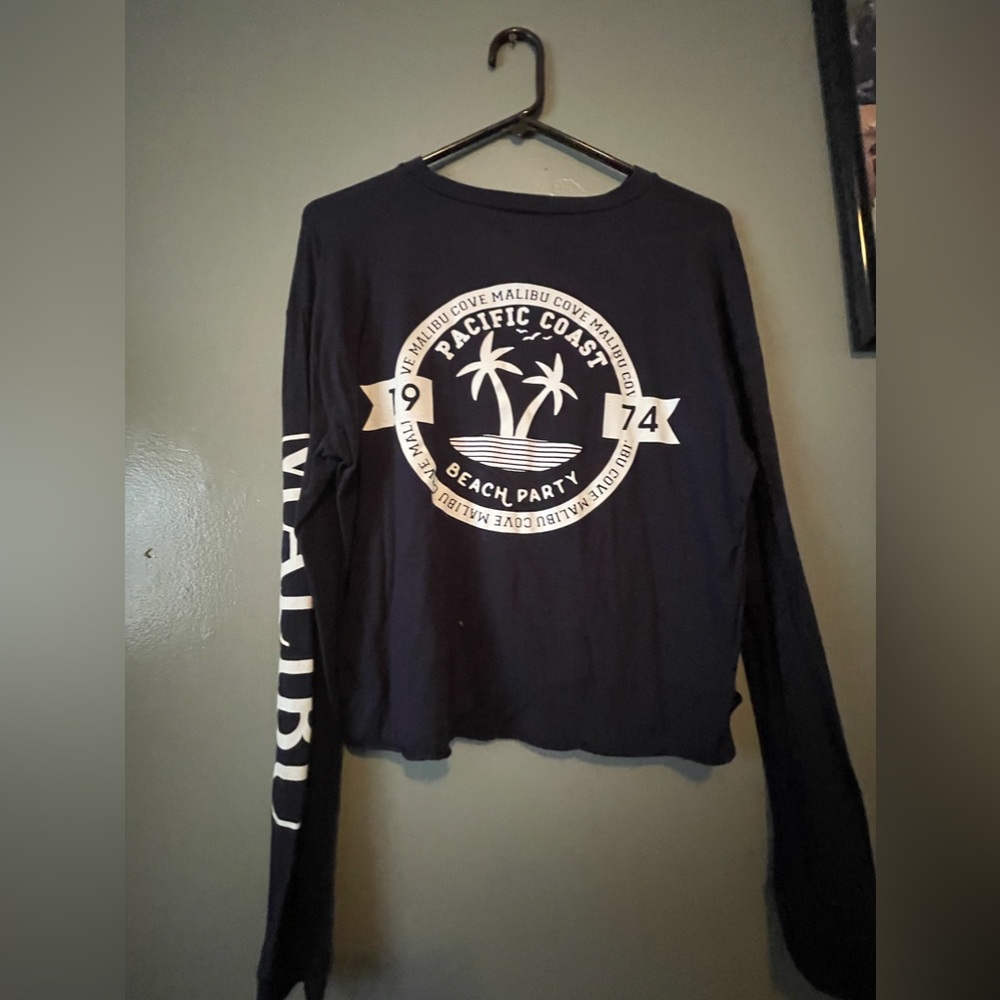 Navy Blue Long Sleeve Tee